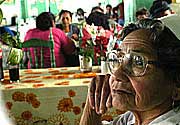 DoÃ±a China serving in its eatery